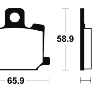 Plaquettes de frein TECNIUM route organique – MA35