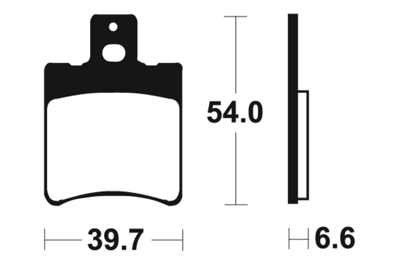 Plaquettes de frein TECNIUM Scooter organique - ME167