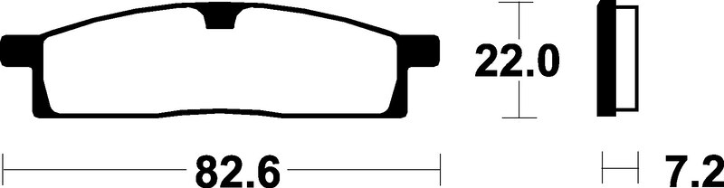 Plaquettes de frein TECNIUM Scooter organique – ME89