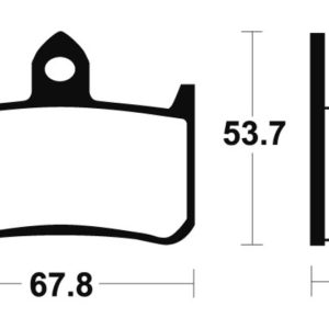 Plaquettes de frein TECNIUM Performance métal fritté – MF122