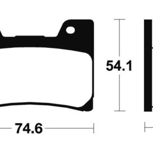 Plaquettes de frein TECNIUM Performance métal fritté – MF145