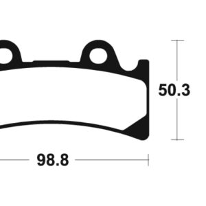 Plaquettes de frein TECNIUM Performance métal fritté – MF183