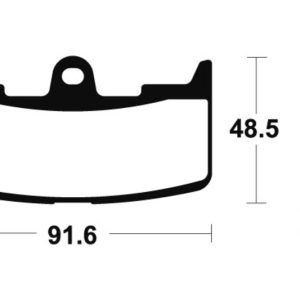 Plaquettes de frein TECNIUM Performance métal fritté – MF295