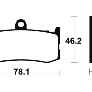 Plaquettes de frein TECNIUM Performance métal fritté – MF364