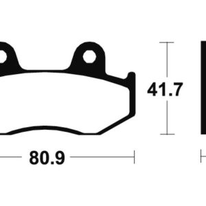 Plaquettes de frein TECNIUM MX/Quad métal fritté – MO58