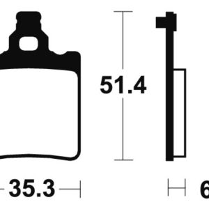 Plaquettes de frein TECNIUM MX/Quad métal fritté – MO74