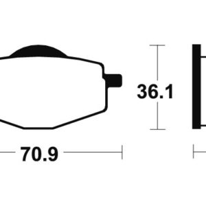 Plaquettes de frein TECNIUM MX/Quad métal fritté – MO75