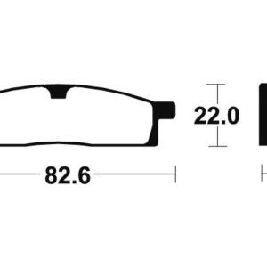 Plaquettes de frein TECNIUM MX/Quad métal fritté – MO89