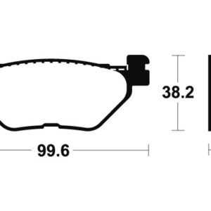 Plaquettes de frein TECNIUM Performance métal fritté – MR269