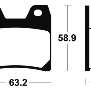 Plaquettes de frein TECNIUM Performance métal fritté – MR270