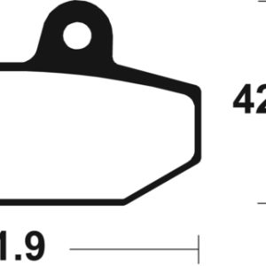 Plaquettes de frein TECNIUM Performance métal fritté – MR449