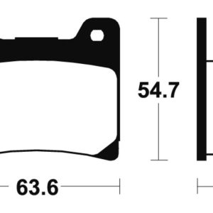 Plaquettes de frein TECNIUM Performance métal fritté – MR55