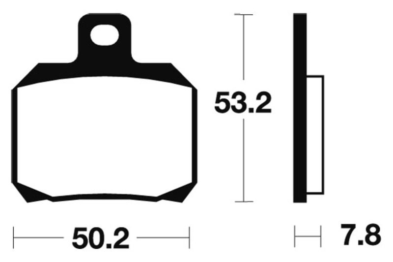 Plaquettes de frein TECNIUM Maxi Scooter métal fritté - MSS230