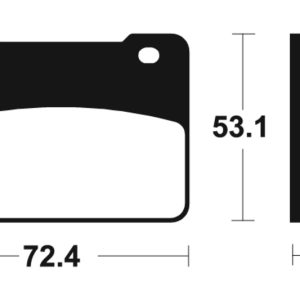 Plaquettes de frein TECNIUM Maxi Scooter métal fritté – MSS393