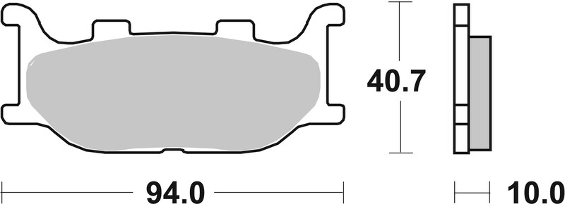 Plaquettes de frein BREMBO Scooter métal fritté – 07042XS