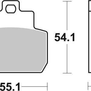 Plaquettes de frein BREMBO Scooter métal fritté – 07061XS