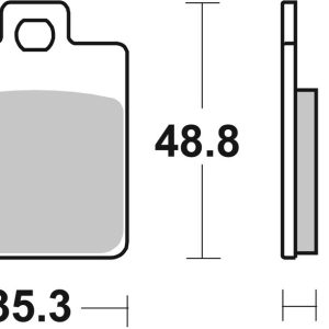 Plaquettes de frein BREMBO Scooter métal fritté – 07067XS