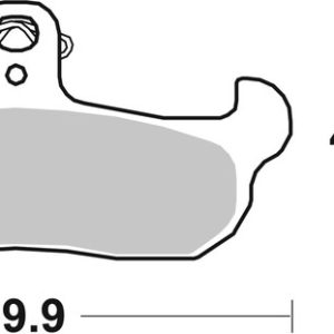 Plaquettes de frein BREMBO route carbone céramique – 07BB0907