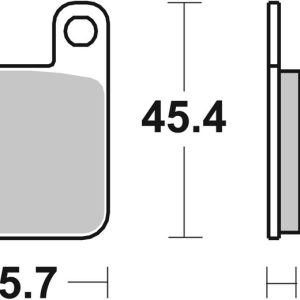 Plaquettes de frein BREMBO route carbone céramique – 07BB1205