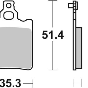 Plaquettes de frein BREMBO route carbone céramique – 07BB1305