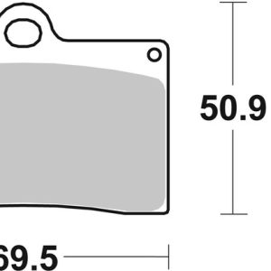 Plaquettes de frein BREMBO route carbone céramique – 07BB1507