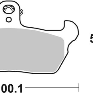 Plaquettes de frein BREMBO route carbone céramique – 07BB1606