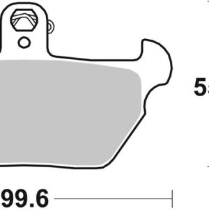 Plaquettes de frein BREMBO route métal fritté – 07BB22LA