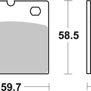Plaquettes de frein BREMBO route carbone céramique – 07BB2307