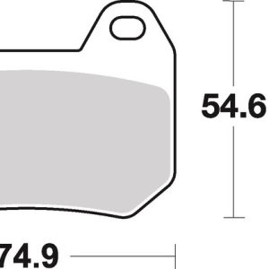 Plaquettes de frein BREMBO route carbone céramique – 07BB2507