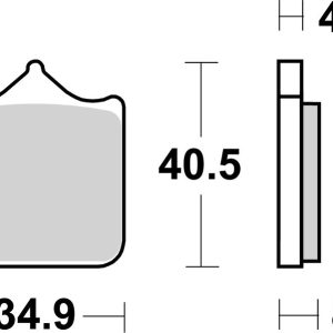 Plaquettes de frein BREMBO route métal fritté – 07BB33LA