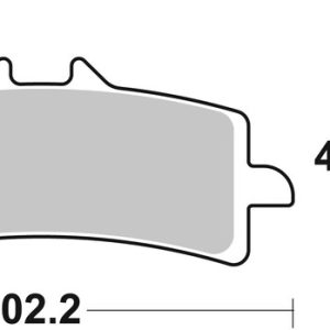 Plaquettes de frein BREMBO route métal fritté – 07BB37LA