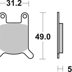 Plaquettes de frein BREMBO route carbone céramique – 07GR0101