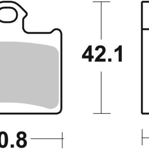 Plaquettes de frein BREMBO Off-Road métal fritté – 07GR16SD