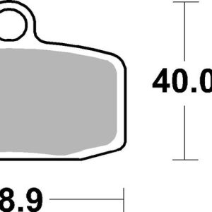Plaquettes de frein BREMBO Off-Road métal fritté – 07GR20SX