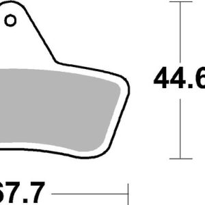 Plaquettes de frein BREMBO Off-Road métal fritté – 07GR54SX