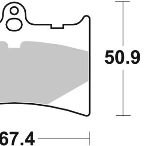 Plaquettes de frein BREMBO route carbone céramique – 07GR5605
