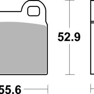 Plaquettes de frein BREMBO route carbone céramique – 07GR6007