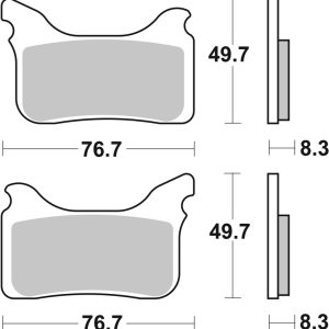 Plaquettes de frein BREMBO Off-Road métal fritté – 07GR75SX