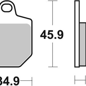 Plaquettes de frein BREMBO Off-Road métal fritté – 07GR76SX