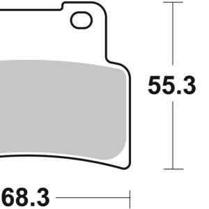 Plaquettes de frein BREMBO route métal fritté – 07GR77SA