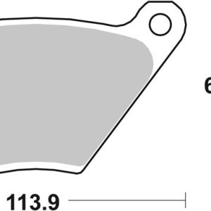 Plaquettes de frein BREMBO route carbone céramique – 07HD0105