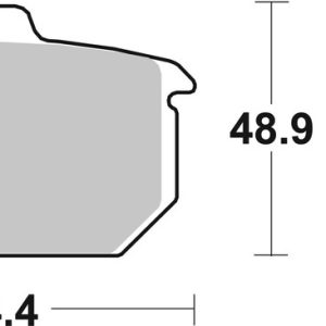 Plaquettes de frein BREMBO route carbone céramique – 07HD0413