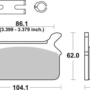 Plaquettes de frein BREMBO route carbone céramique – 07HD0910