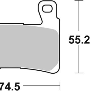 Plaquettes de frein BREMBO route métal fritté – 07HD20SA