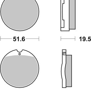 Plaquettes de frein BREMBO route carbone céramique – 07HO0130