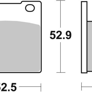 Plaquettes de frein BREMBO route carbone céramique – 07HO0712