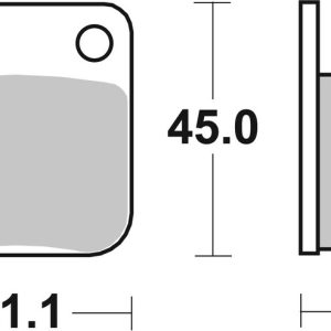 Plaquettes de frein BREMBO route carbone céramique – 07HO0906