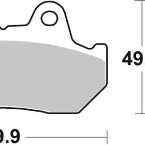 Plaquettes de frein BREMBO route métal fritté – 07HO10LA