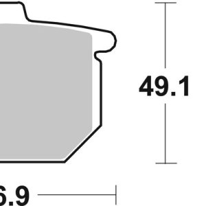 Plaquettes de frein BREMBO route carbone céramique – 07HO1212