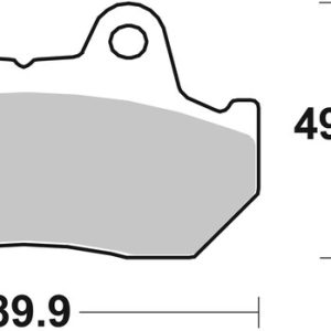 Plaquettes de frein BREMBO route carbone céramique – 07HO1807
